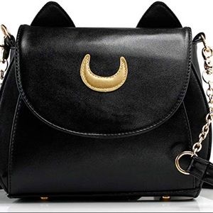 🆕 NWOT Sailor Moon Luna Crossbody Purse